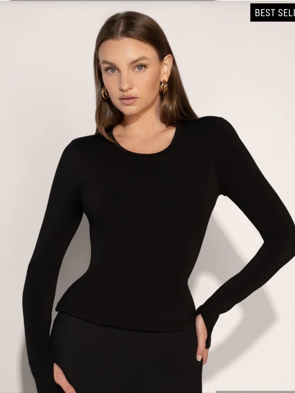 Ta3 Shapey Crew Neck Top - Picture 6 of 6